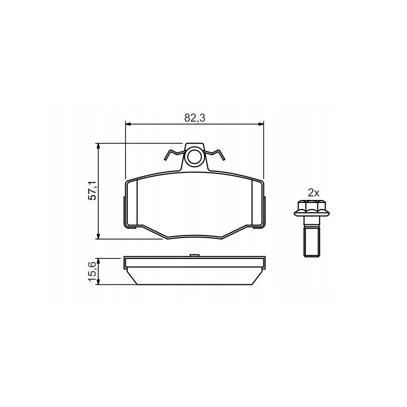 Ham pads Nissan T Primera 0986460993
