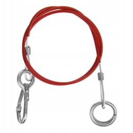 Overrun emergency hand brake cable, 1 m