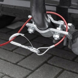 Overrun emergency hand brake cable, 1 m