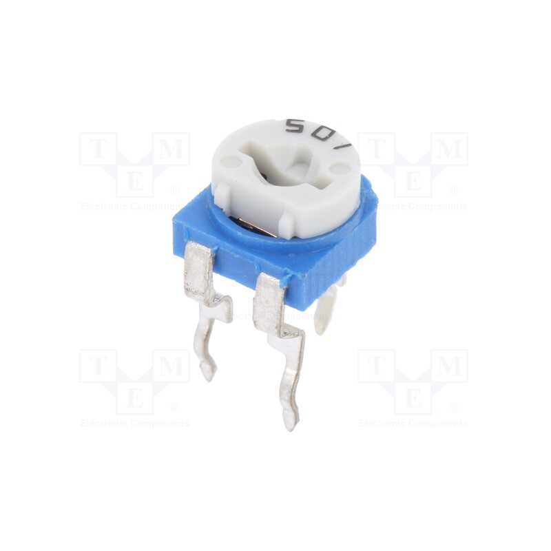 10 pcs x SR PASSIVES - RKT6V-500 - Potentiometer: mounting, single turn,horizontal, 500Ω, 100mW