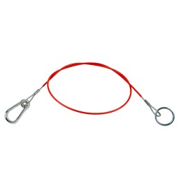 Overrun emergency hand brake cable, 1 m
