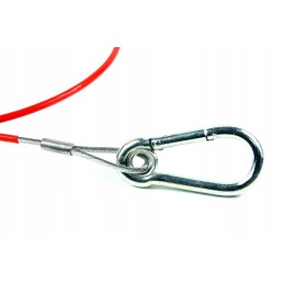 Overrun emergency hand brake cable, 1 m