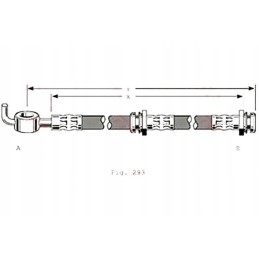 Brake hose elast mazda 323 c iv 323 cv 32