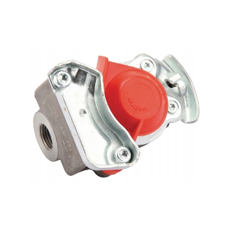 Automatic pneumatic connector m16x1 5 red