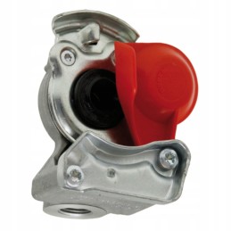 Automatic pneumatic connector m16x1 5 red