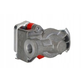 Automatic pneumatic connector m16x1 5 red