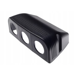Panel housing for the cigarette lighter socket, charger x3