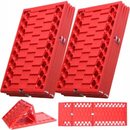 Anti-slip pads, foldable camper gangways, 2 pcs, off road, snowy, muddy