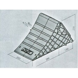 Trailer wheel chock lock uk 53 6500kg truck