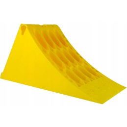 Wheel chock for trailers, semi-trailers, tow trucks, bus, camper, truck, strong, 20cm E53