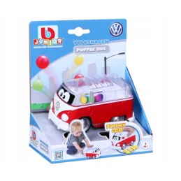 VW bus samba poppin jumping balls red toy