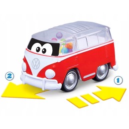 VW bus samba poppin jumping balls red toy
