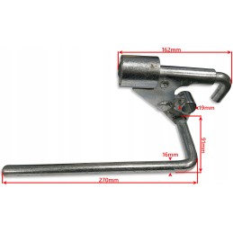 Trailer side lock clasp HL HW right