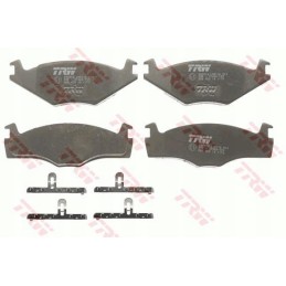 VW asymmetrical thin brake pads