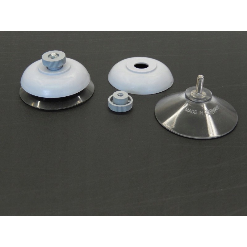 Self-adhesive suction cup