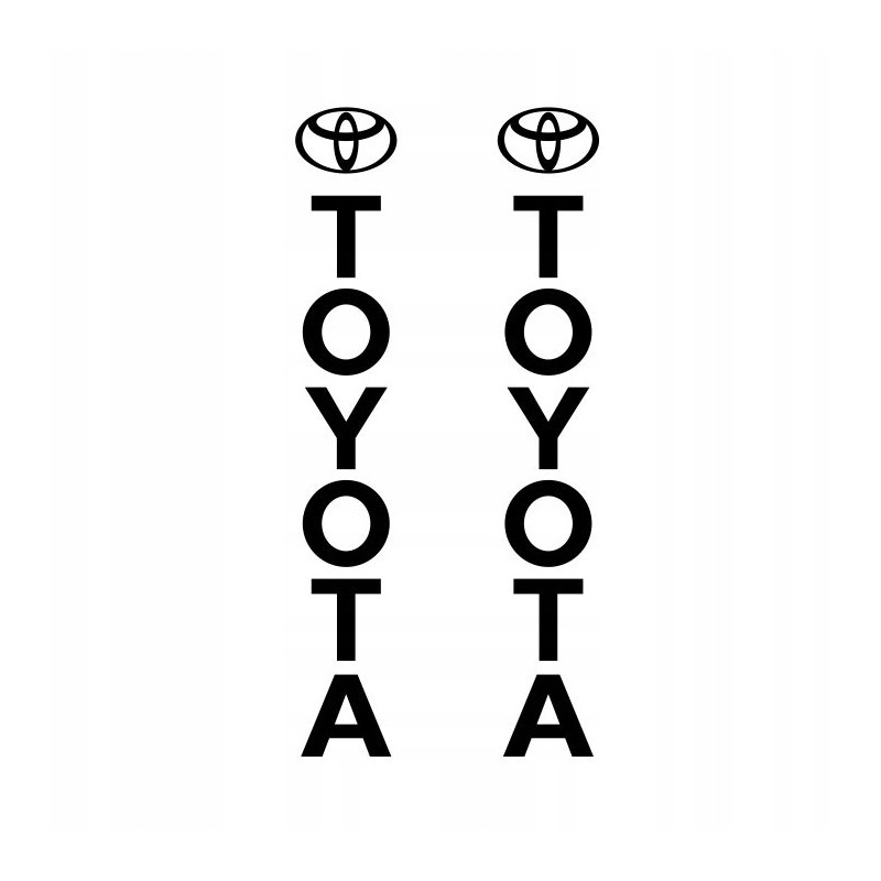 Toyota mast forklift stickers with logo 85 cm