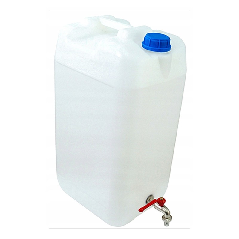 Y4h69 canister water container with metal tap 30l 86564