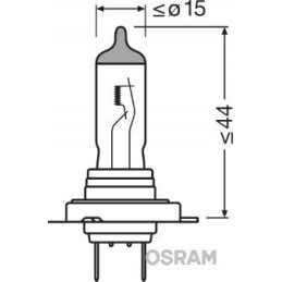 Bulb 55w h7 64210all osram abarth 500 595 695