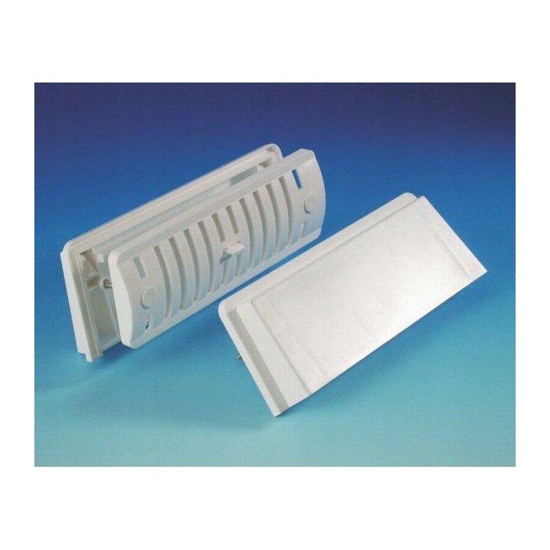 Side vent for trailers, ventilation grille