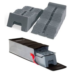 Camping bag for leveling pads