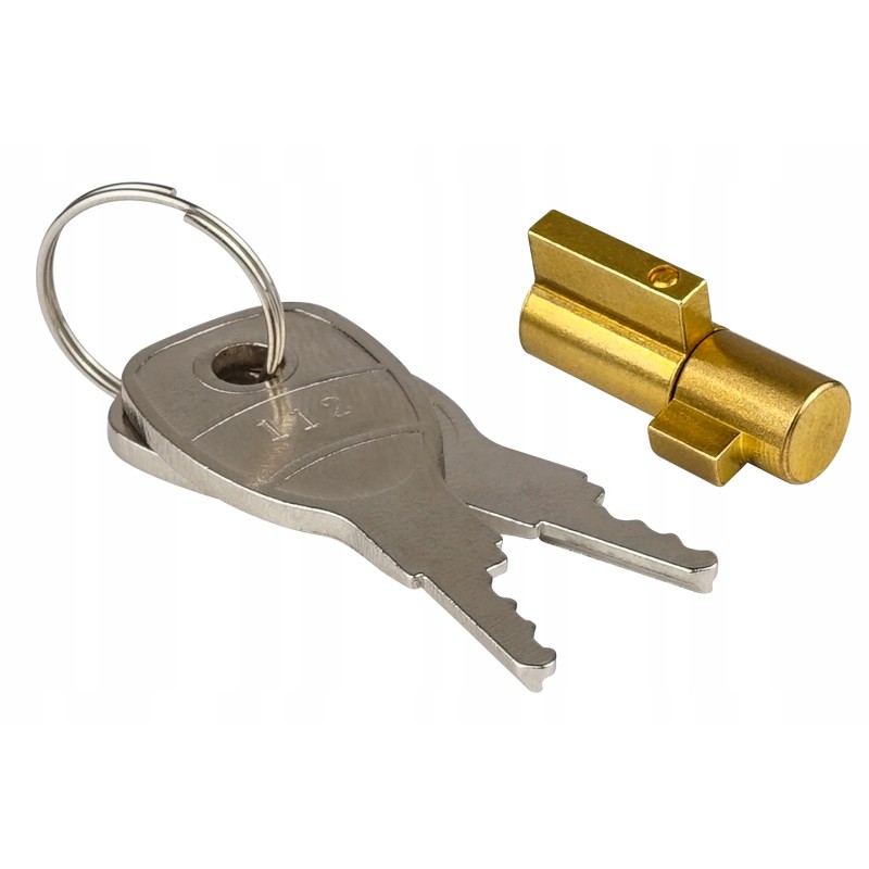 Security insert for trailer lock