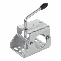 Trailer support wheel holder clamp