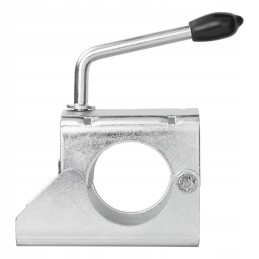 Trailer support wheel holder clamp