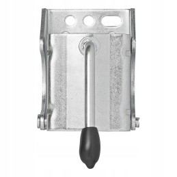 Trailer support wheel holder clamp