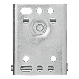 Trailer support wheel holder clamp