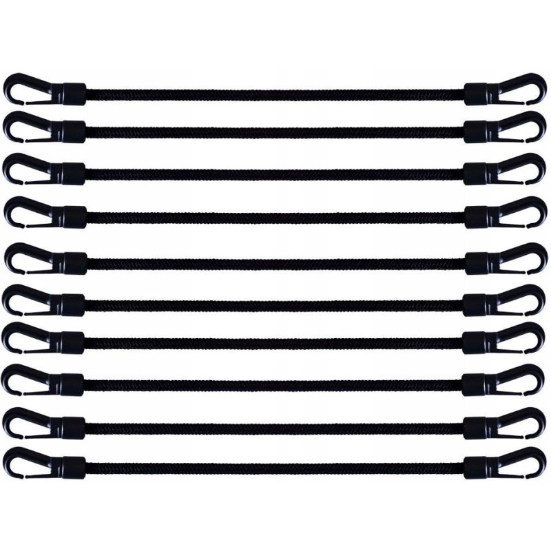 Hindermann rubber tensioner 27 cm 10 pcs