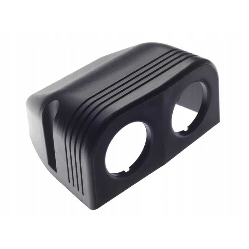 Panel for mounting the cigarette lighter socket, charger x2