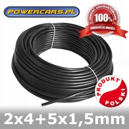 Cable cable 7 cores qlys 5x1 5 2x4 ebs abs truck