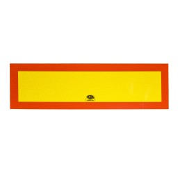 Aluminum tow truck reflective information board