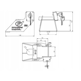 Anti-theft latch protection zz 02 spp