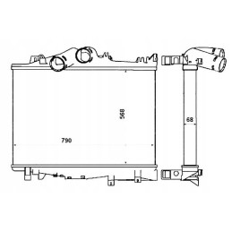 Intercooler mercedes atego atego 2 om900 912 om924