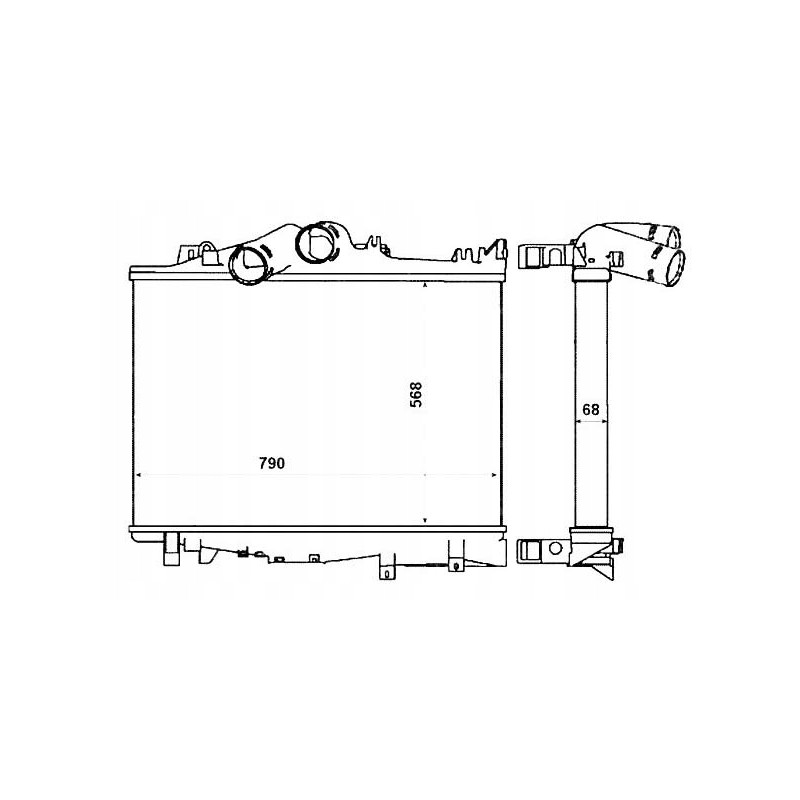 Intercooler mercedes atego atego 2 om900 912 om924