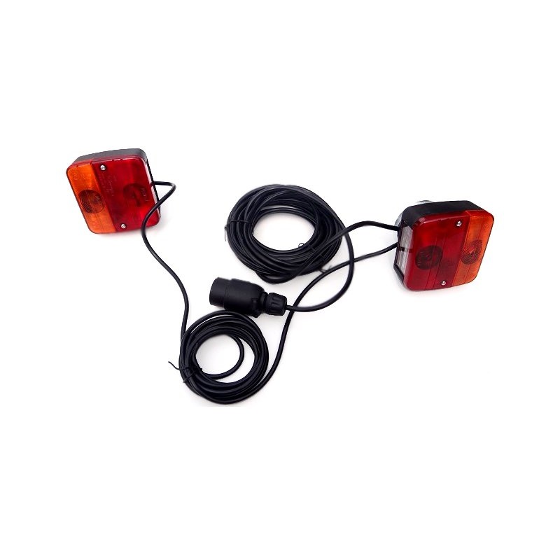 Set of magnetic rear lights trailer tow truck pro