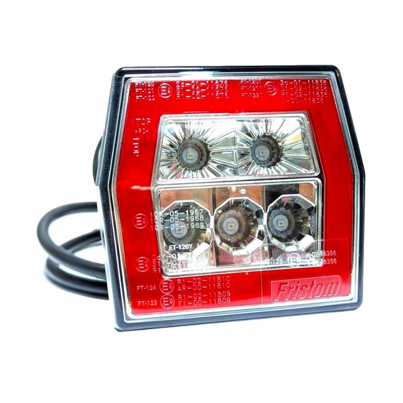 3-function LED combination rear lamp, neon trailer, tractor trailer