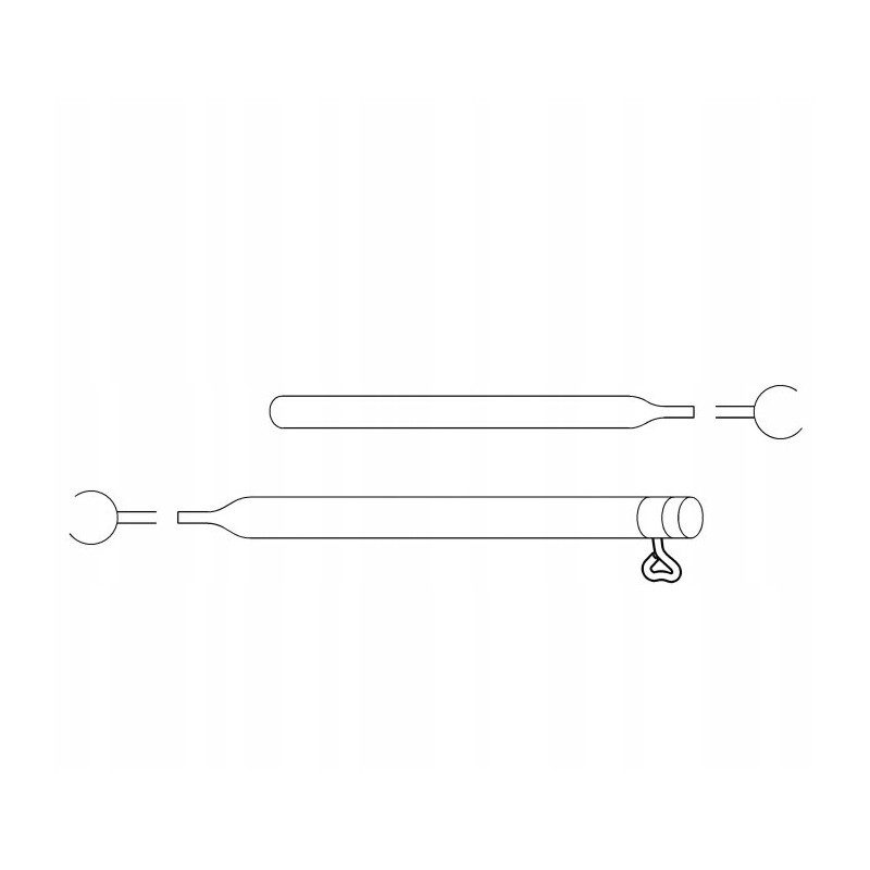 Frame tube for the vestibule oe 22mm 120 205cm