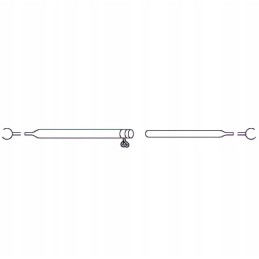 Frame tube for the vestibule oe 22mm 120 205cm