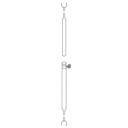 Frame tube for the vestibule oe 22mm 120 205cm