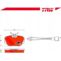 BMW front brake pads 3 e30 1 6 2 7 82 94 t