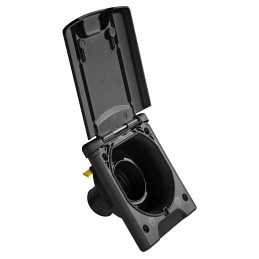 Water filler socket with flap magnet camper