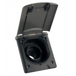 Water filler socket with flap magnet camper