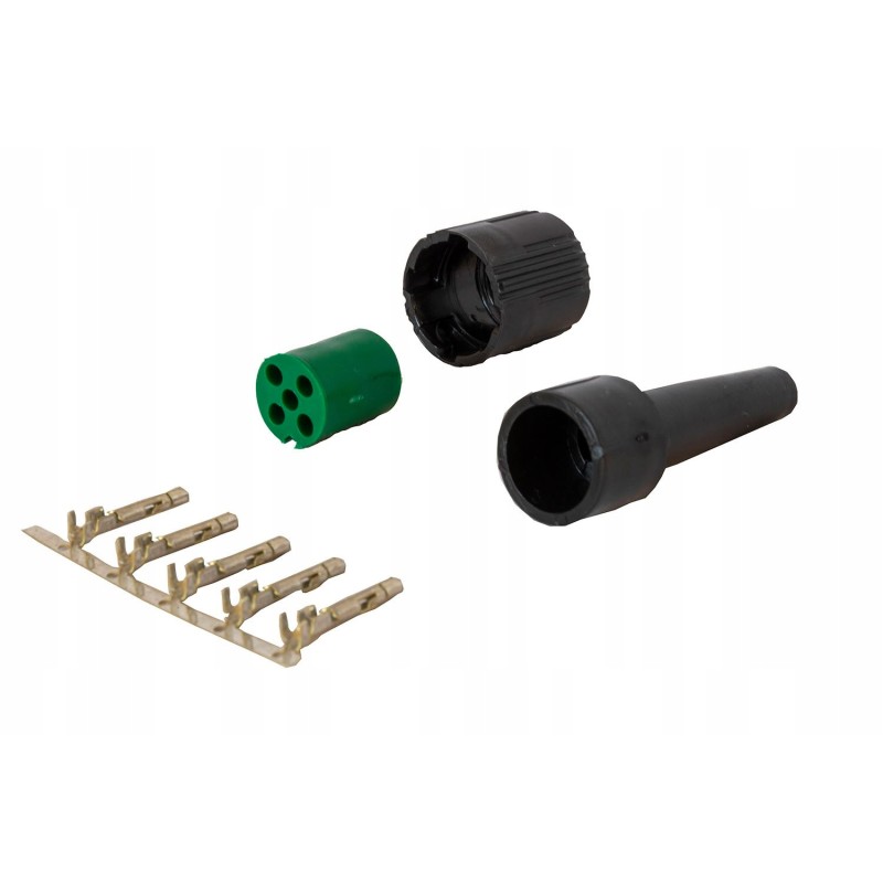 Connector for rear lights of tow truck trailer, right, 5-pin