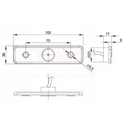 White marker lamp FT 004 LED