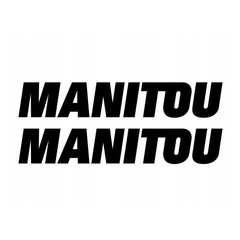 Stickers forklift inscription manitou 35 cm