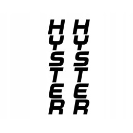 Hyster vertical mast forklift stickers 12cm
