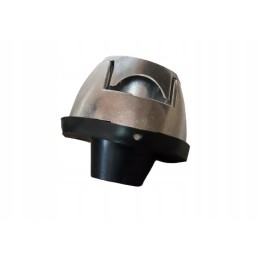 Aluminum socket, 7-pin screwed contacts, cover