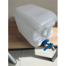 Banka canister, water container, 20l, blue tap, cap